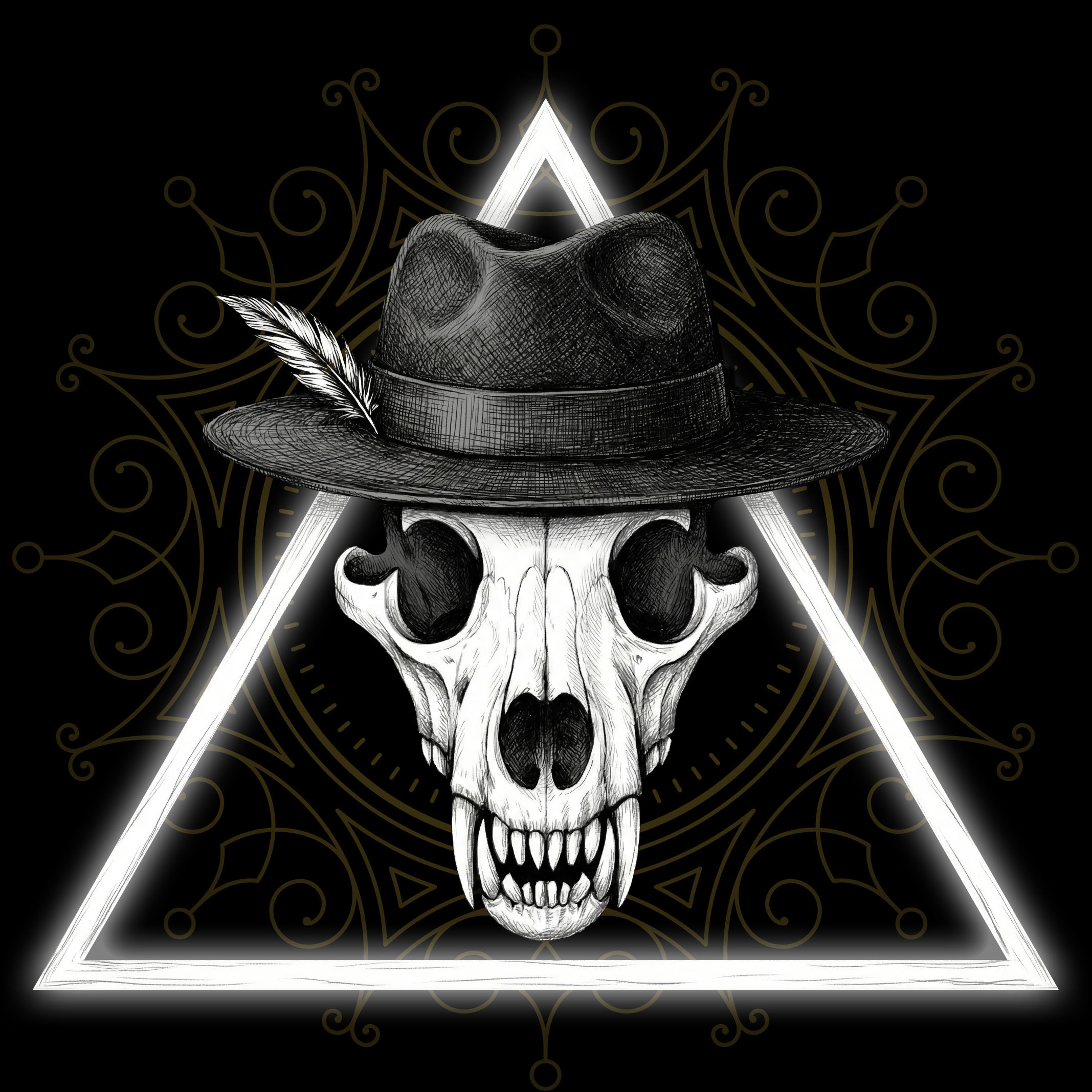 Black Hat Barber Logo